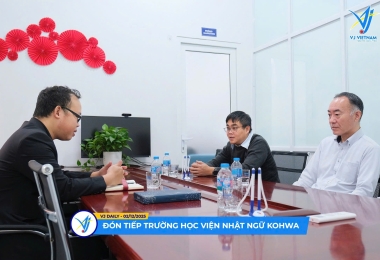 Global – VJ Vietnam đón tiếp đại diện Học viện Nhật ngữ Kohwa trong chuyến thăm và làm việc đặc biệt