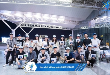 HÀNH TRÌNH KHỞI ĐẦU – BƯỚC CHÂN RA THẾ GIỚI CỦA CÁC DU HỌC SINH ✈️