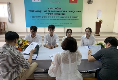 BUỔI GẶP GỠ, GIAO LƯU VÀ PHỎNG VẤN TRỰC TIẾP VỚI ĐẠI DIỆN TRƯỜNG ĐẠI HỌC SILLA