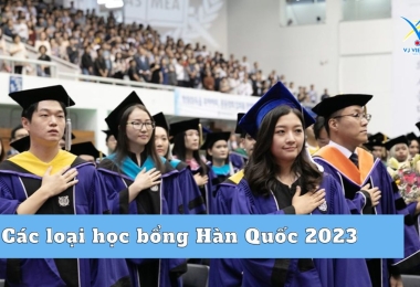 Các loại học bổng Hàn Quốc dễ xin nhất 2023
